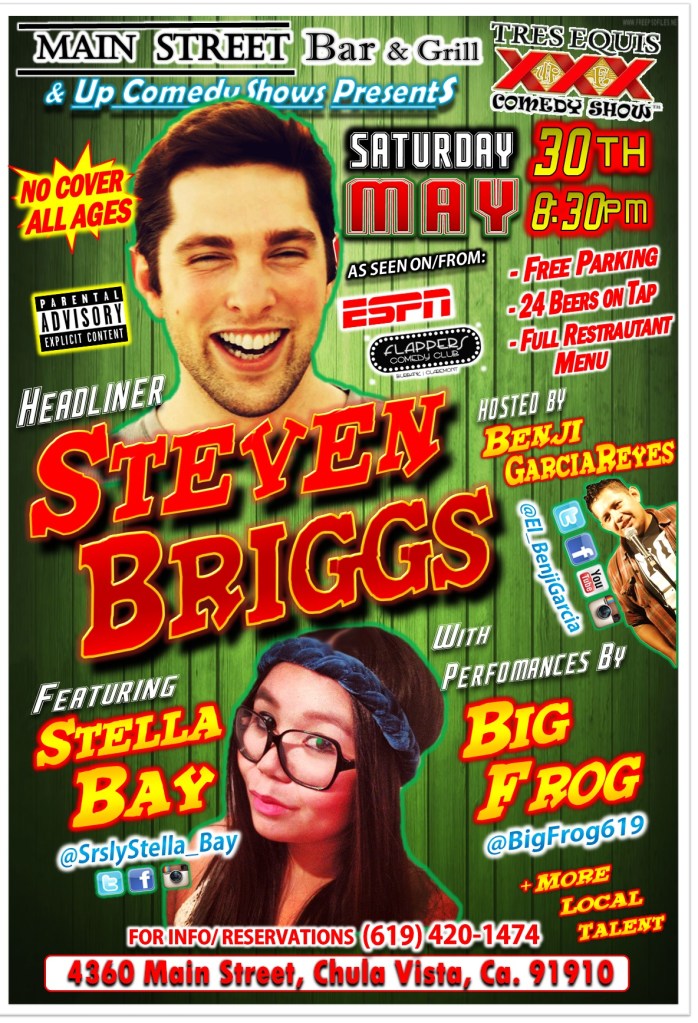 MAIN STREET BAR and GRILL Tres Equis Show 05.30.15 2.0