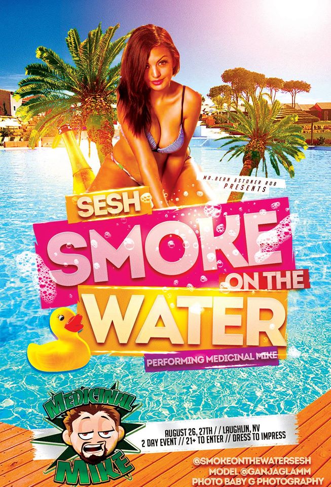 Smoke on Water Medi MIke poster